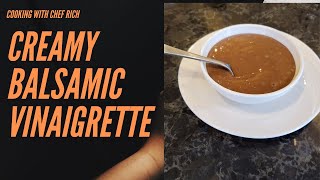 Homemade Balsamic Vinaigrette  CREAMY and DELICIOUS [upl. by Nyliak]