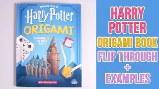 HARRY POTTER ORIGAMI BOOK FLIP THROUGH  EXAMPLE PROJECTS [upl. by Annice200]