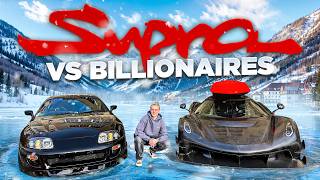 1000HP Supra terrorizing Billionaires Hypercarmeet in Switzerland [upl. by Draner]