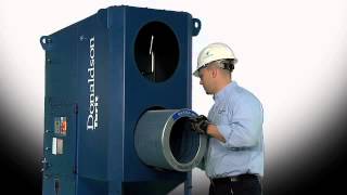 Downflo Oval DFO Filter Changeout  Industrial Dust Collection Technology from Donaldson Torit [upl. by Ymrots85]