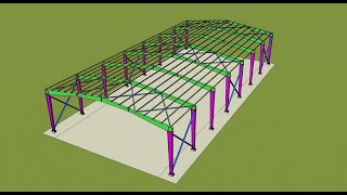 Steel Structure Construction with Tapered Section  Components of Steel Structure [upl. by Atcele]