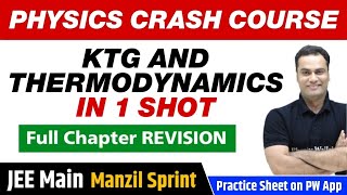 KTG amp Thermodynaimcs in One Shot  Full Chapter Revision  Class 11  JEE Main [upl. by Lua]