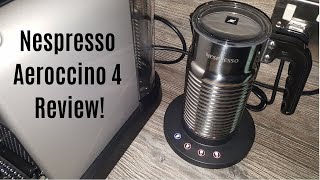 Nespresso Aeroccino 4 Milk Frother Review  Worth upgrading from the Aeroccino 3 [upl. by Rheinlander]