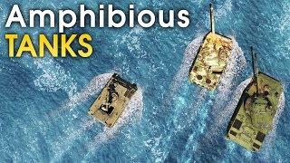 Amphibious tanks  War Thunder [upl. by Borden]