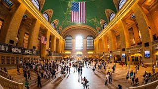 Walking Tour of Grand Central Terminal — New York City 【4K】🇺🇸 [upl. by Johiah777]