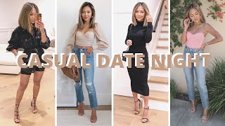 Casual Date Night Outfits  Lookbook  6 Night Out Outfits [upl. by Magas]