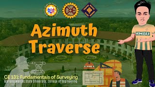 Azimuth Traverse  Traversing and Traverse Computations  Fundamentals of Surveying [upl. by Henleigh665]