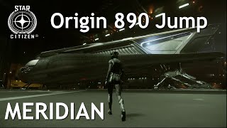 Star Citizen 890 Jump  Meridian Silver [upl. by Repard]