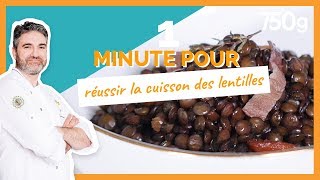 1 min pour Réussir la cuisson des lentilles  750g [upl. by Kieryt]