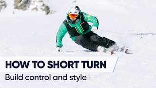 HOW TO SKI SHORT TURNS  3 tips with Benni Walch [upl. by Eesyak]