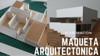 COMO SE HACE una MAQUETA de Arquitectura PARTE 1 [upl. by Bierman]