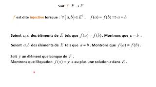 Comment montrer quune fonction f est injective [upl. by Magdau]