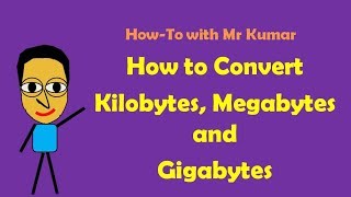 How to Convert Kilobytes Megabytes and Gigabytes [upl. by Nelleh]