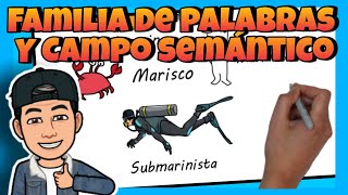 👪 FAMILIA de PALABRAS y CAMPO SEMÁNTICO para NIÑOS de PRIMARIA [upl. by Retsevel]