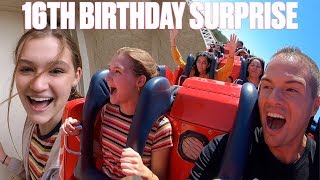 DAD SURPRISES TEENAGE DAUGHTER ON HER 16TH BIRTHDAY WITH A TRIP TO DISNEYLAND [upl. by Sel]