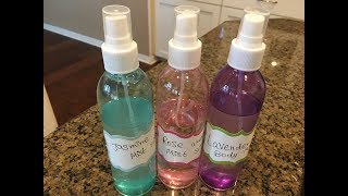 DIY 3 fragrance body mist sprays [upl. by Galvan]