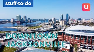 Downtown Jacksonville Florida florida drone [upl. by Esertal]