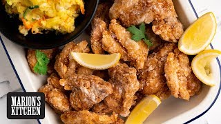 Japanese Karaage Fried Chicken  Marions Kitchen [upl. by Laemsi]