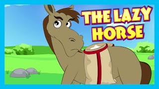 THE LAZY HORSE  Moral Story For Children  T Series Kids Hut  Best Learning Story  English Story [upl. by Eeryt]