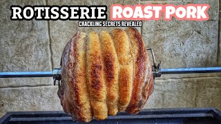 How to Make a RotisserieCharcoal Spit Pork Roast [upl. by Therese308]