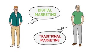 Digital Marketing vs Traditional Marketing  digiBigs [upl. by Seana]