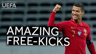 CRISTIANO RONALDO Best Freekicks [upl. by Atirres39]