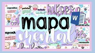 Mapa Mental Bonito en WordFernanda🌺 [upl. by Aicxela412]