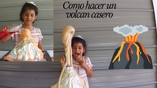 COMO HACER UN VOLCAN CASERO [upl. by Noscire]