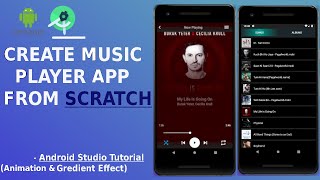 How To Make Music Player App  Android Studio Tutorial Read Songs From Phone Demo [upl. by Weisler]