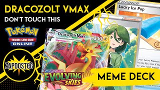 Dracozolt VMAX Deck Autowins Suicune V amp Dragapult VMAX Pokemon TCG [upl. by Kenleigh]