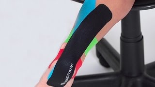 STRENGTHTAPE®  Kinesiology Tape  Achilles Tendon [upl. by Ydnew519]