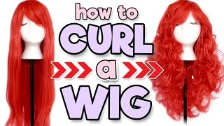 HOW TO CURL A WIG  Alexas Wig Series 8 [upl. by Salzhauer]