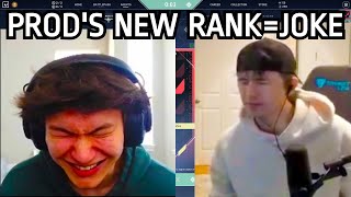 Sinatraa CANT STOP LAUGHING at PRODs NEW RANK [upl. by Edelman814]