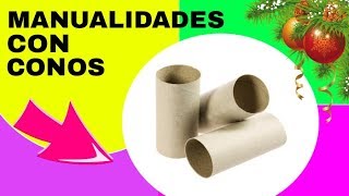 Manualidades con Conos de Papel Higiénico [upl. by Alvan]