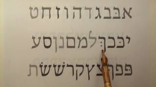 Pronouncing the Hebrew Alphabet [upl. by Mal]