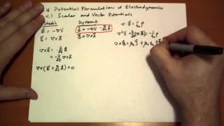 741 Scalar and Vector Potentials [upl. by Bove330]