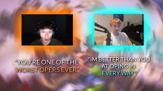 SINATRAA AND PROD ARGUING ABOUT WHOS BETTER AT OPING [upl. by Eerazed]