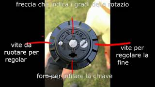 Sostituzione e regolazione irrigatore dinamico [upl. by Daveen]