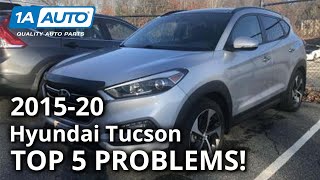 Top 5 Problems Hyundai Tucson SUV 3rd Generation 201520 [upl. by Ahsiyk]