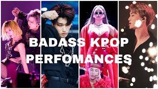 TOP 17 MOST BADASS KPOP LIVE PERFORMANCES [upl. by Itsyrk]