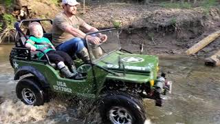 MINI JEEP OFFROAD CREEK ADVENTURE MUST WATCH [upl. by Nylleoj]