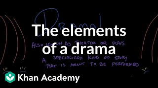 The elements of a drama  Reading  Khan Academy [upl. by Soloma]