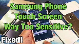 How to Fix Touch Screen Over Sensitive on All Samsung Galaxy Phones ReCalibrate  Update TSP [upl. by Vaughan]