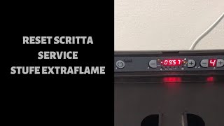 Reset messaggio SERVICE stufe La Nordica Extraflame [upl. by Arette]