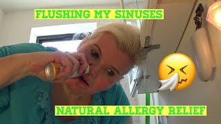 How To Use Simply Saline Nasal Mist For AllergySinus Relief [upl. by Aimahs]