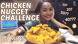 CHICKEN NUGGET CHALLENGE  MUKBANG [upl. by Airotal238]