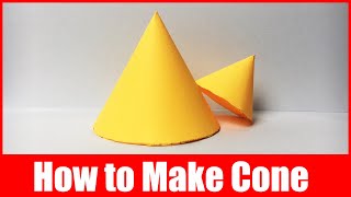 Easy Origami  4 Different Ways to Make a Cone  How Do You Make a Cone out of Paper  DIY Cones [upl. by Filip]