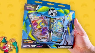 NEW Pokemon League Battle deck  Inteleon Vmax opening [upl. by Ronoh]