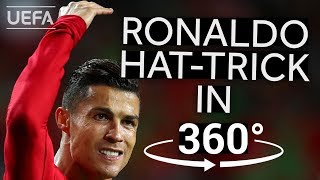 RONALDO hattrick against SWITZERLAND in 360° UNL FINALS HIGHLIGHTS [upl. by Amberly763]