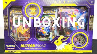 Pokémon Jolteon VMAX Premium Collection Opening  Pokémon TCG [upl. by Nyar]